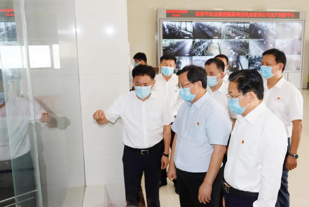 快訊 | 河南省委常委、省紀委書記、省監(jiān)委主任任正曉蒞臨花花牛乳業(yè)集團新蔡瑞亞牧場調(diào)研